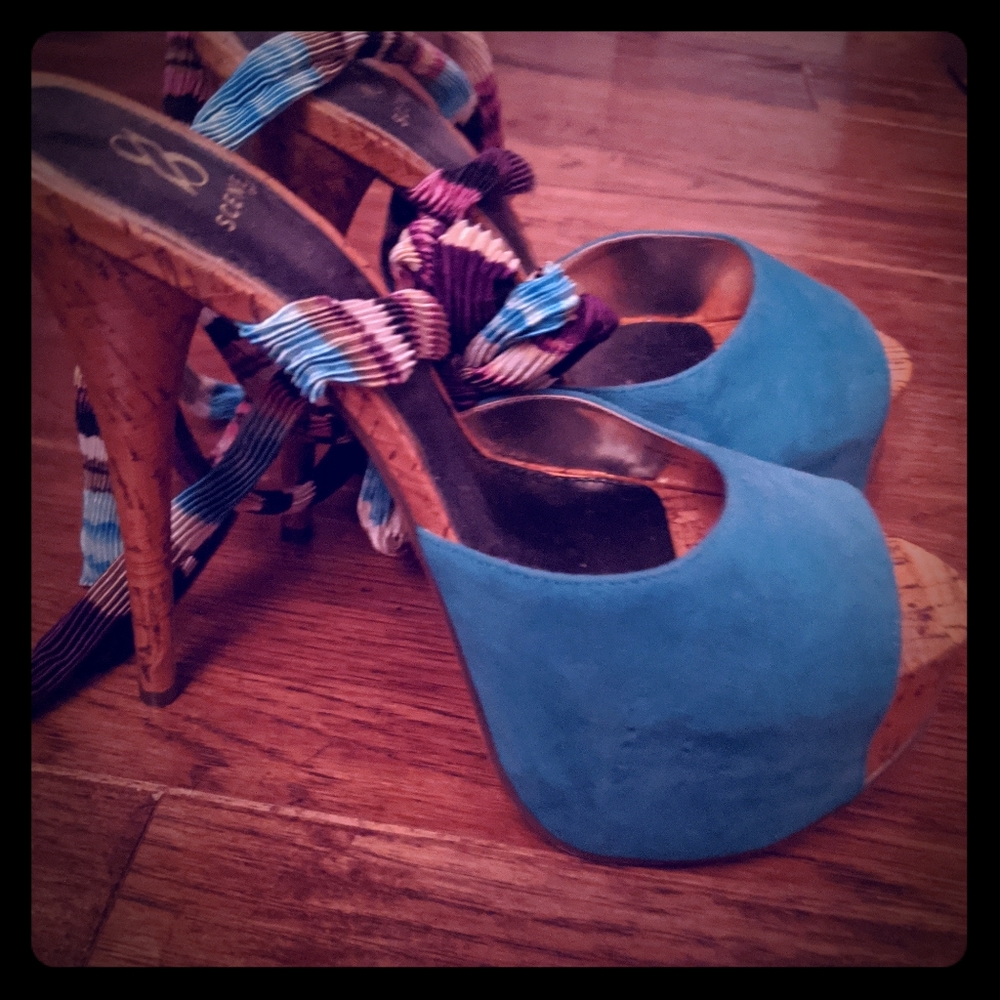 High heel shoes